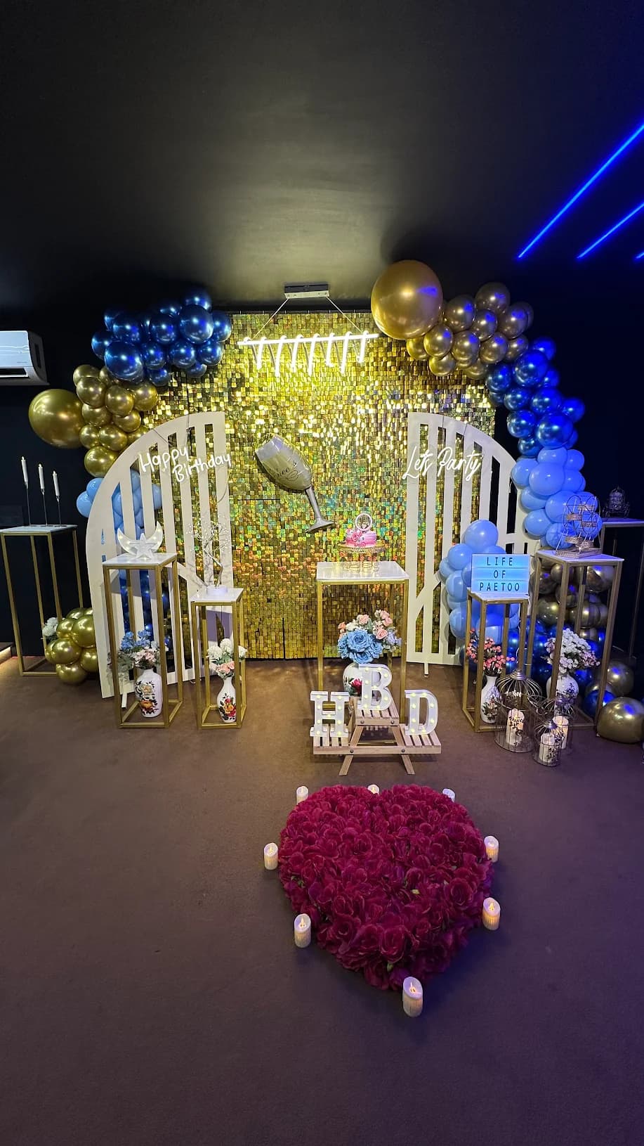 Premium private theatre celebration